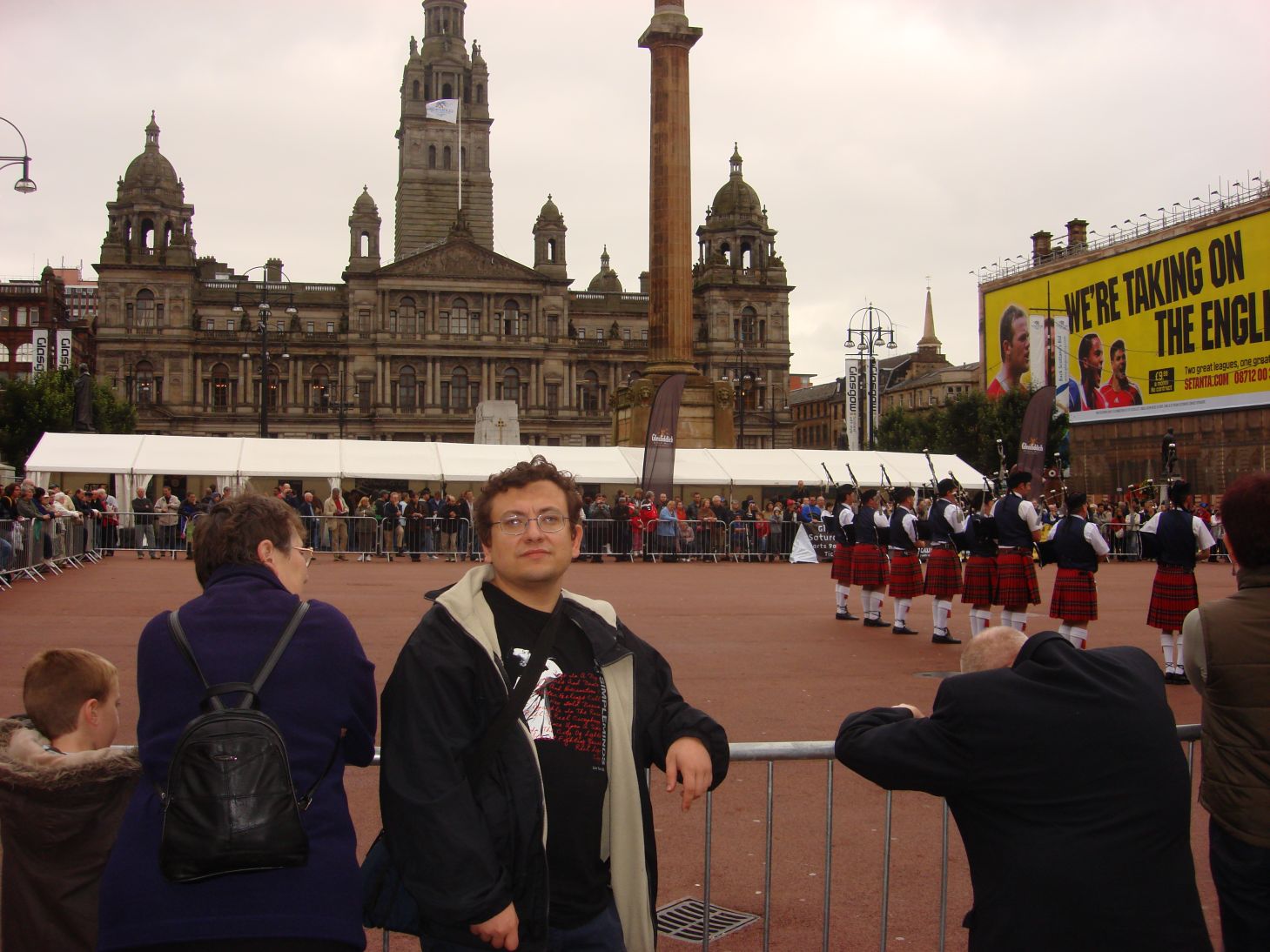 Ettore al Festival delle Cornamusa di Glasgow.